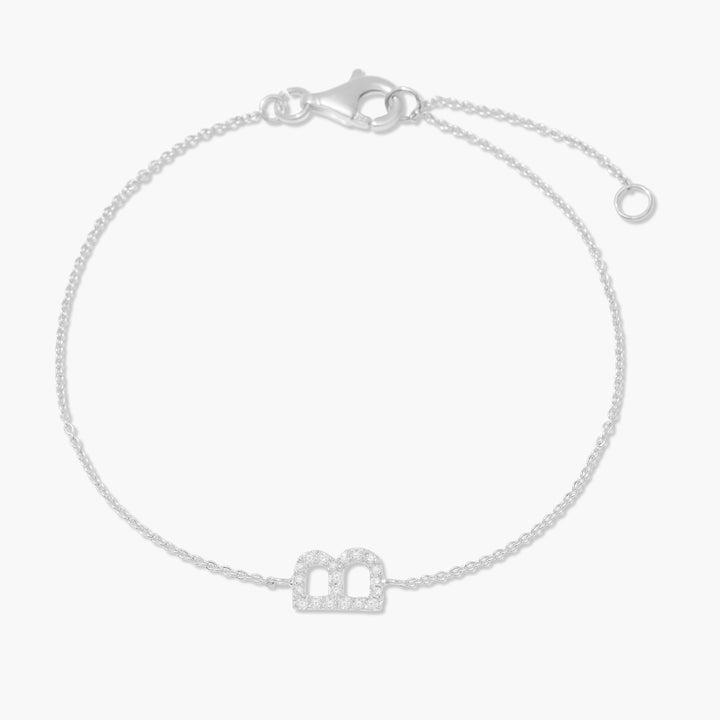 Blaire Diamond Initial Bracelet