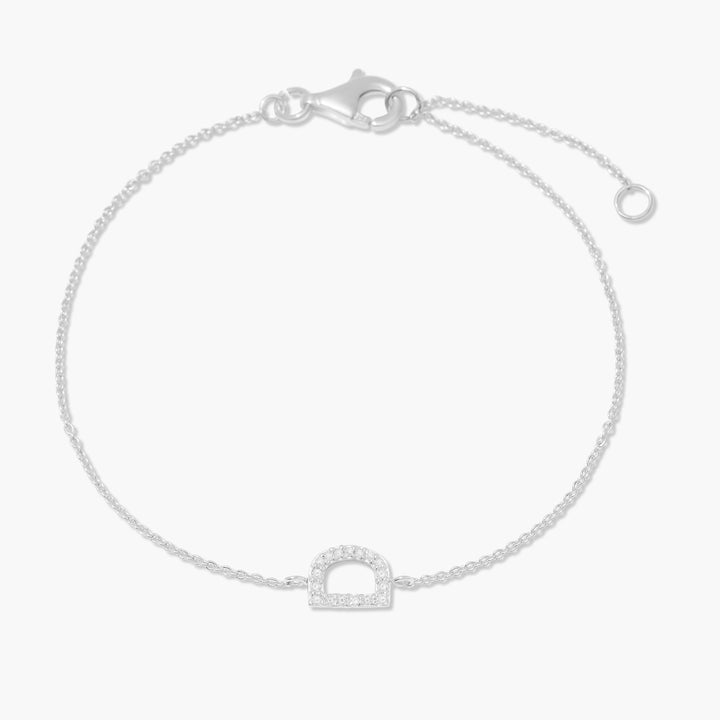 Blaire Diamond Initial Bracelet