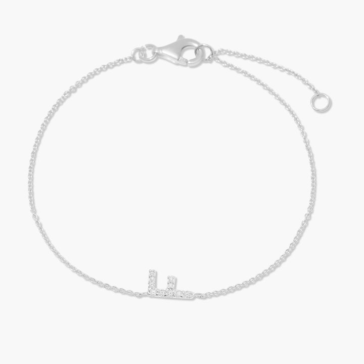 Blaire Diamond Initial Bracelet