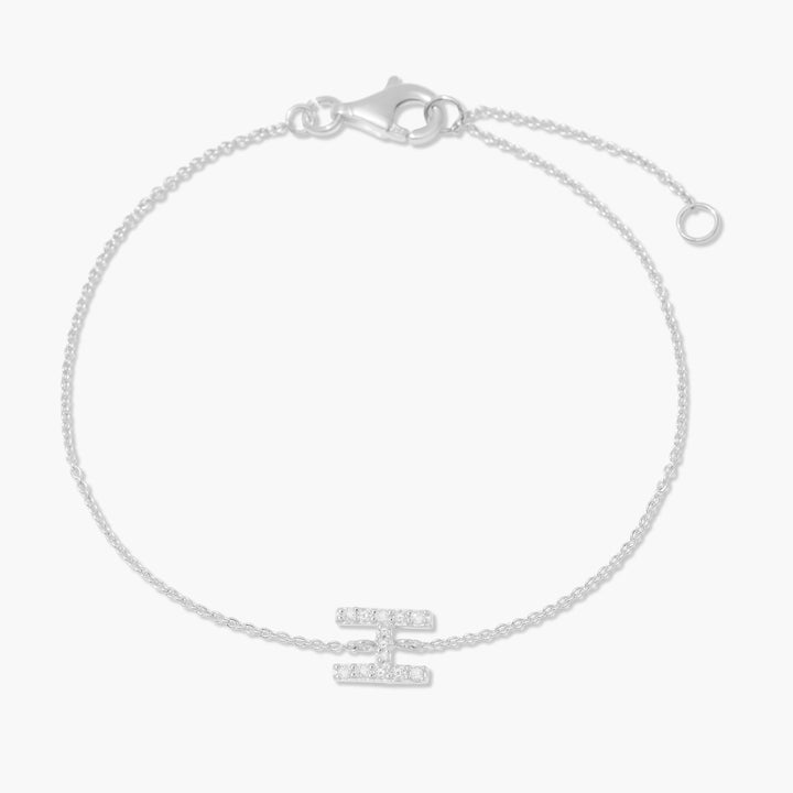 Blaire Diamond Initial Bracelet