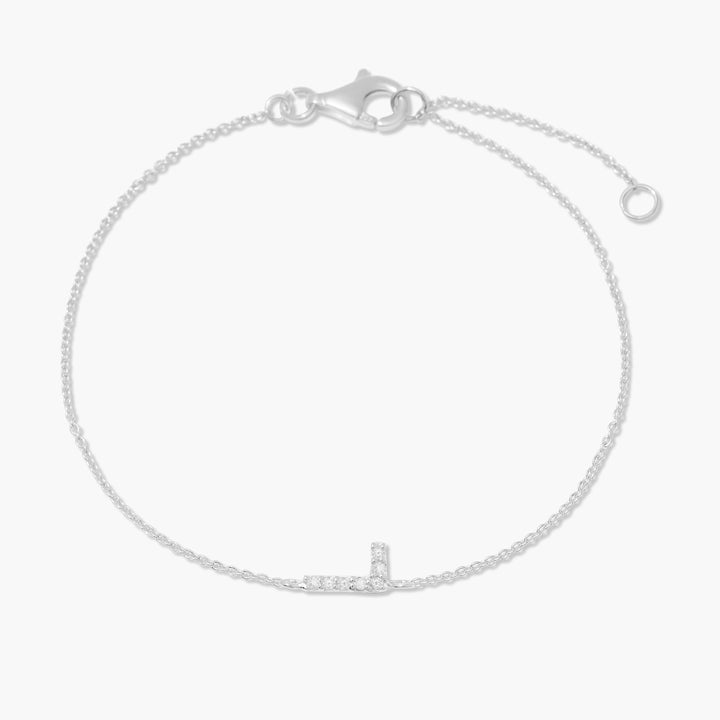 Blaire Diamond Initial Bracelet