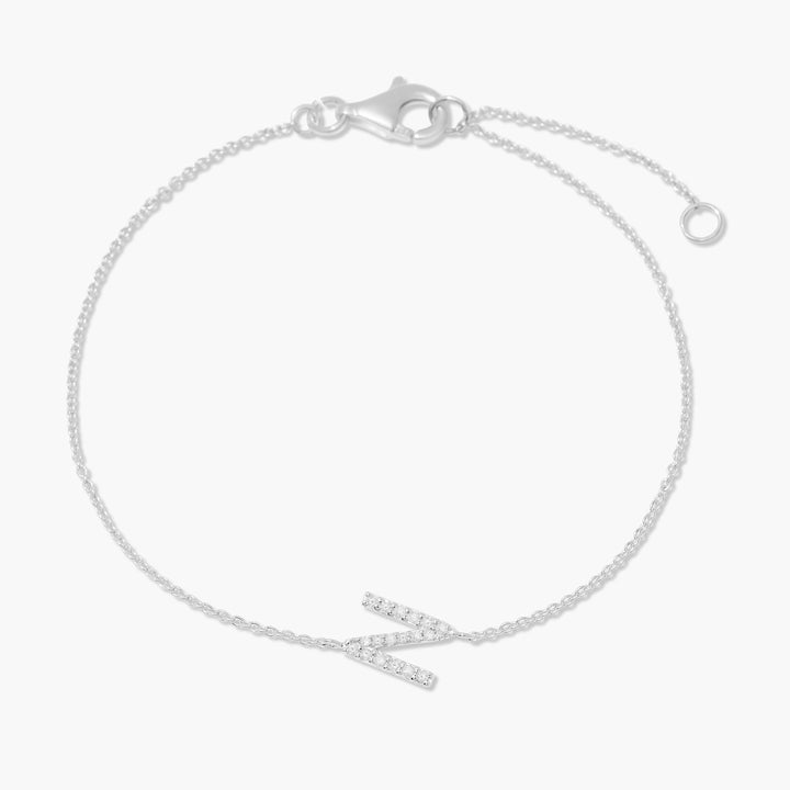 Blaire Diamond Initial Bracelet