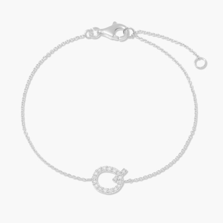 Blaire Diamond Initial Bracelet