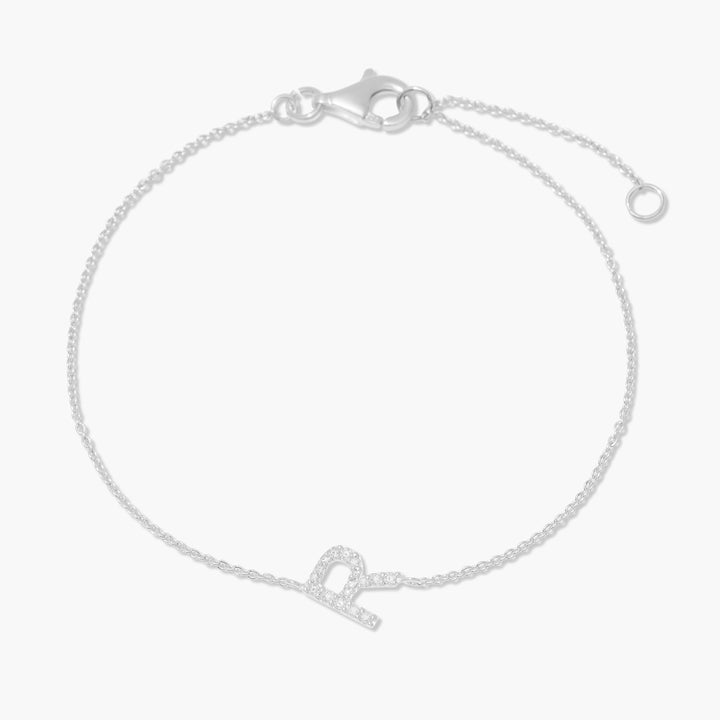 Blaire Diamond Initial Bracelet