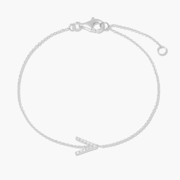 Blaire Diamond Initial Bracelet