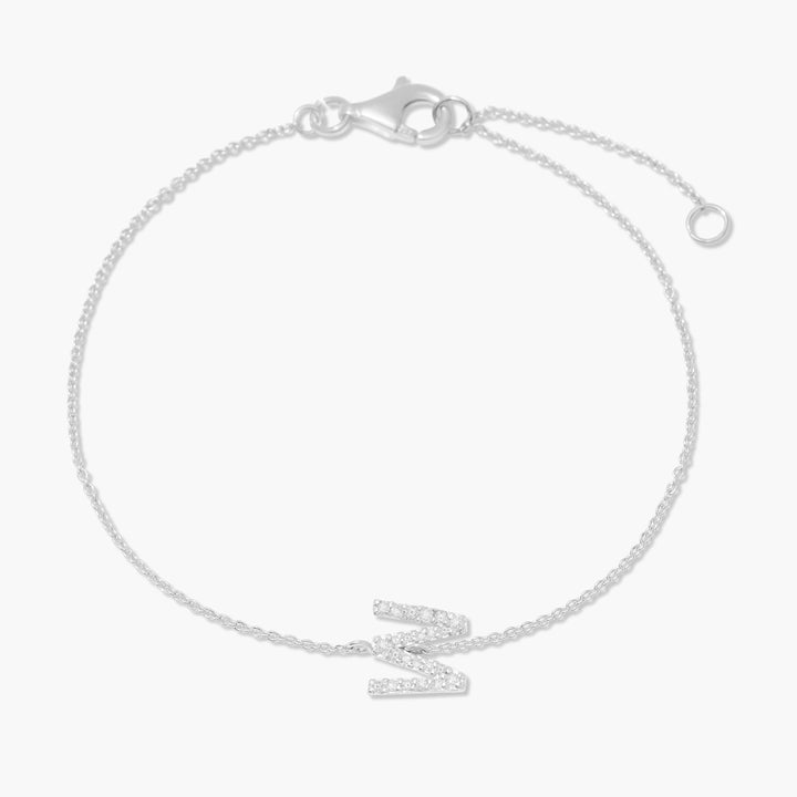 Blaire Diamond Initial Bracelet