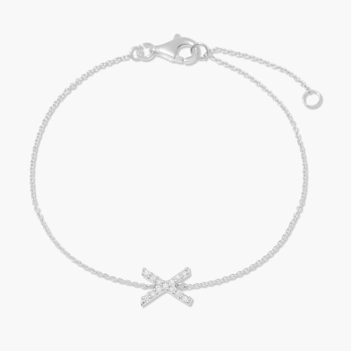 Blaire Diamond Initial Bracelet