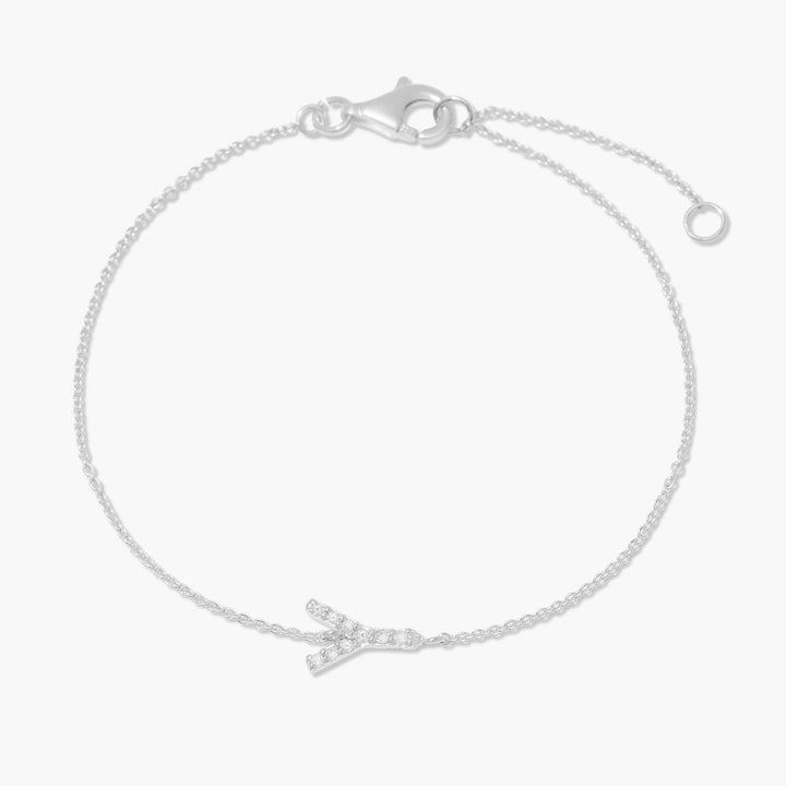 Blaire Diamond Initial Bracelet