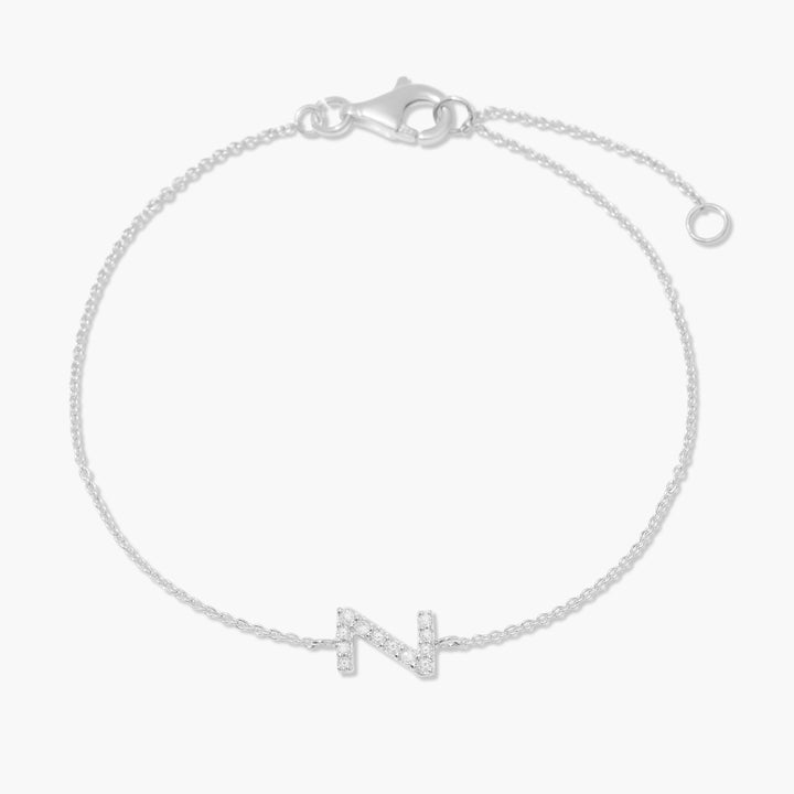Blaire Diamond Initial Bracelet
