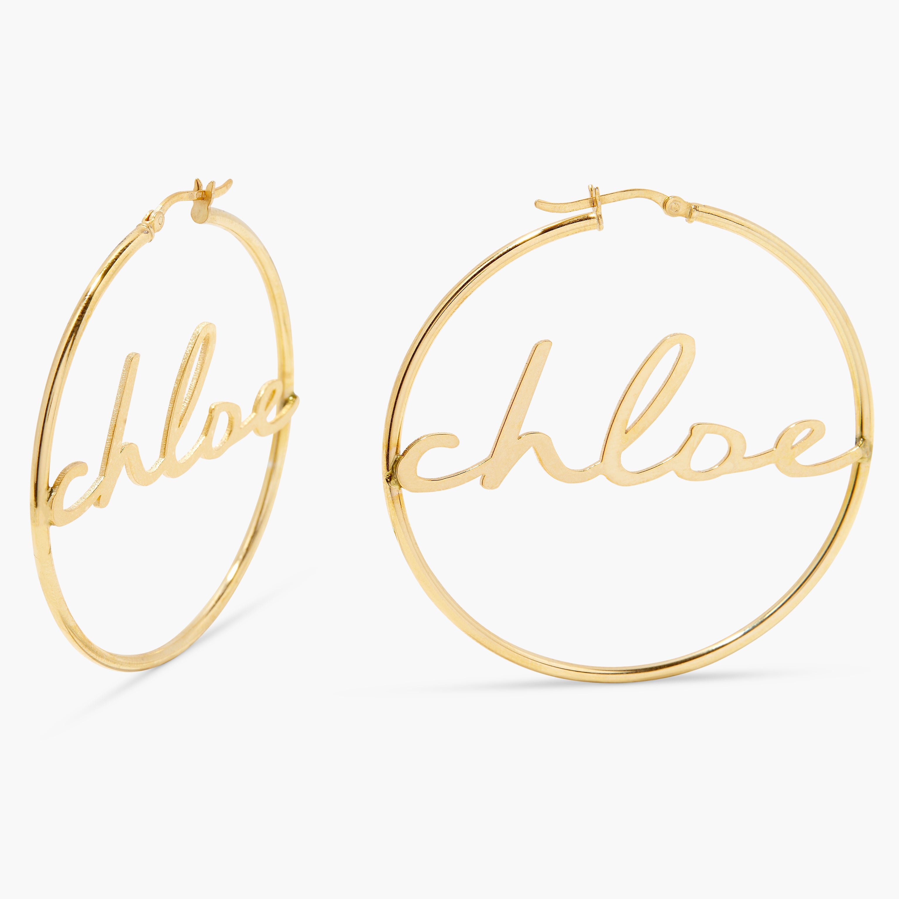 Nameplate hoops store