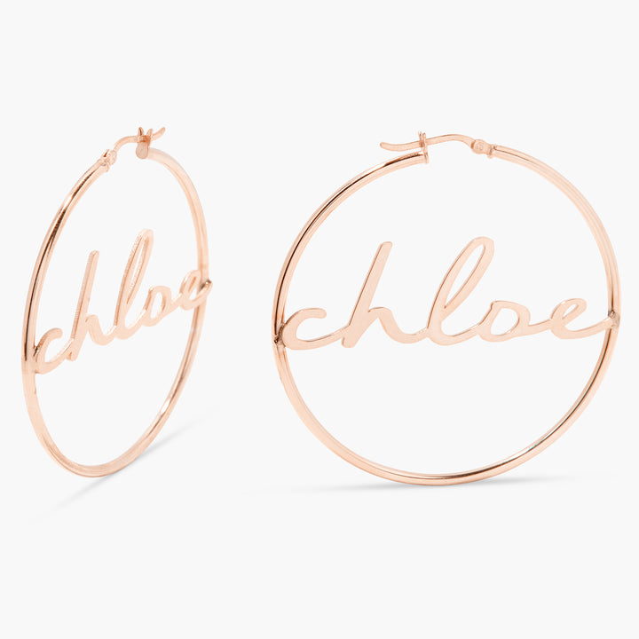 Nella Nameplate Hoops