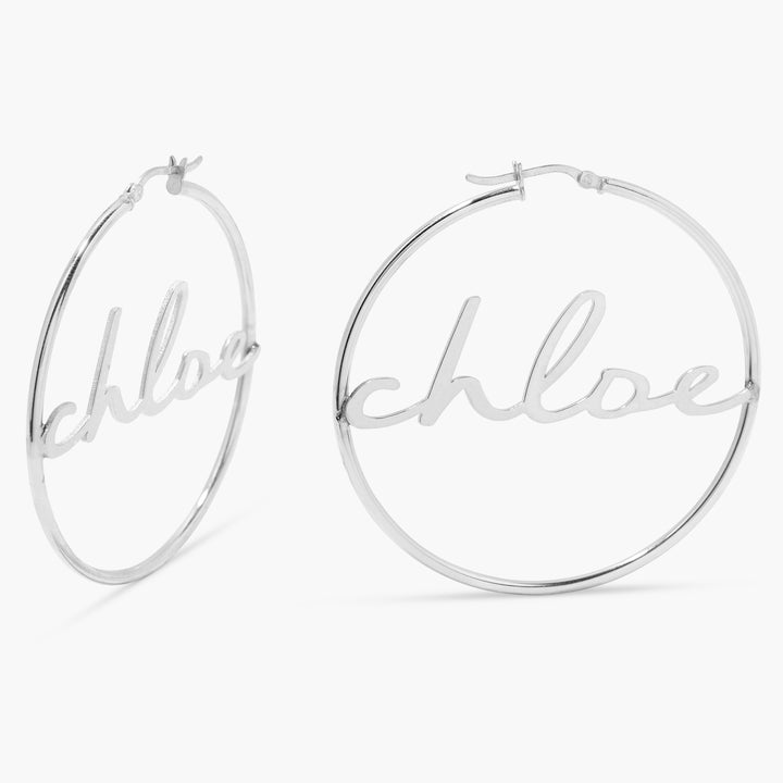 Nella Nameplate Hoops