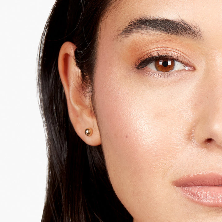 Clara 14K Gold Stud Earrings