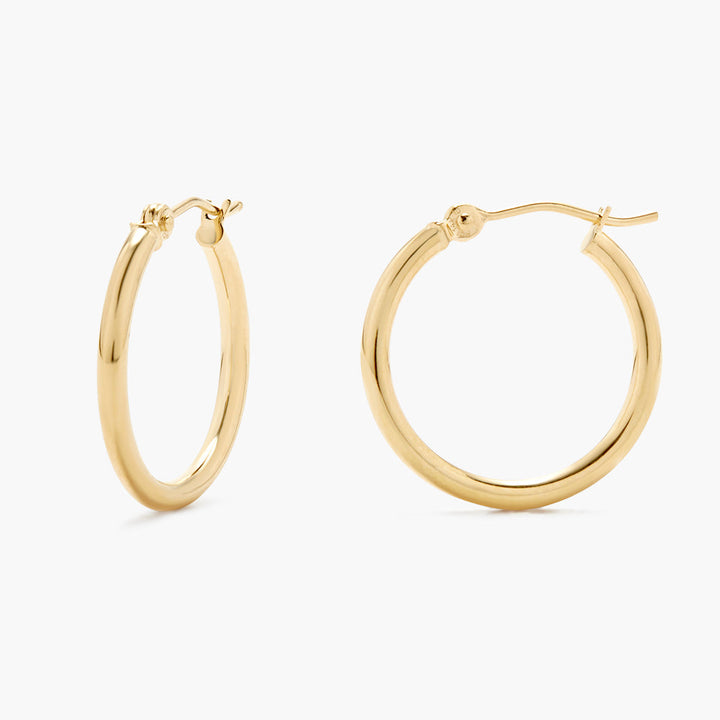 Hayley Classic 14K Gold Hoops