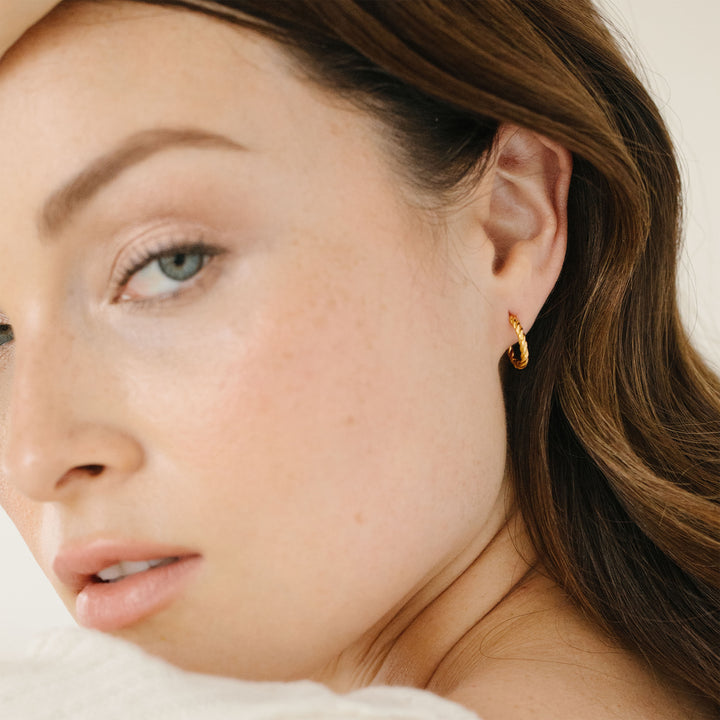 Lottie Vermeil Hoops