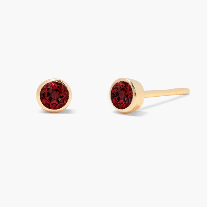 Sage Gold Vermeil Birthstone Earrings