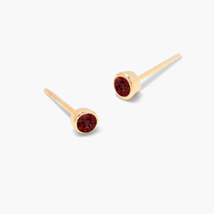 Sage Gold Vermeil Birthstone Earrings