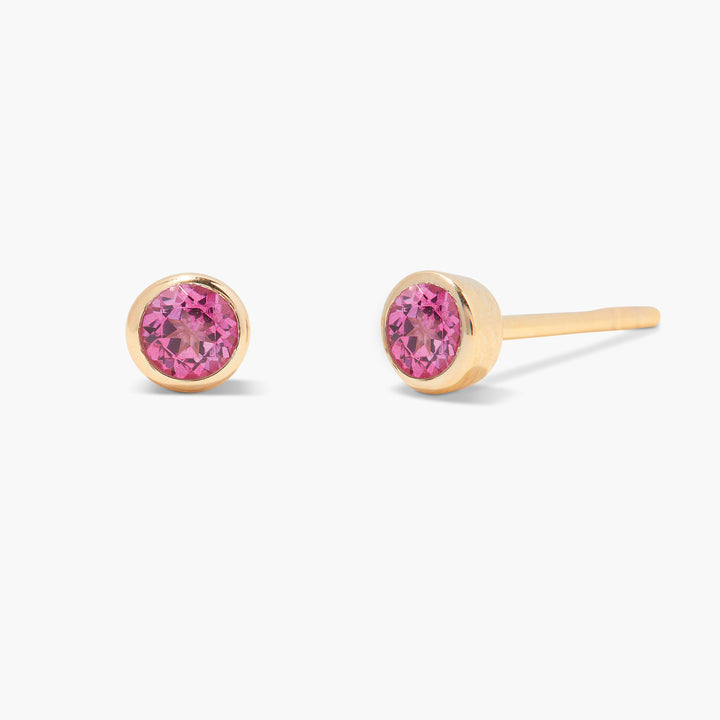 Sage Gold Vermeil Birthstone Earrings