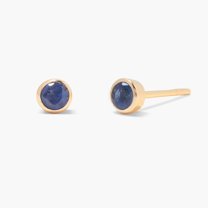 Sage Gold Vermeil Birthstone Earrings