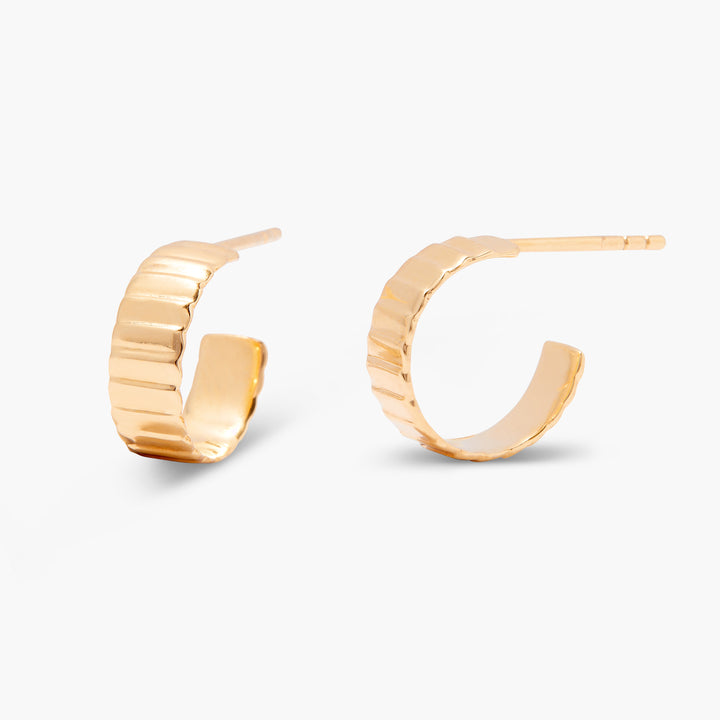 Natalie Gold Vermeil Hoops