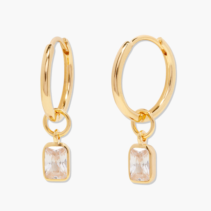 Mackenzie Birthstone Hoops
