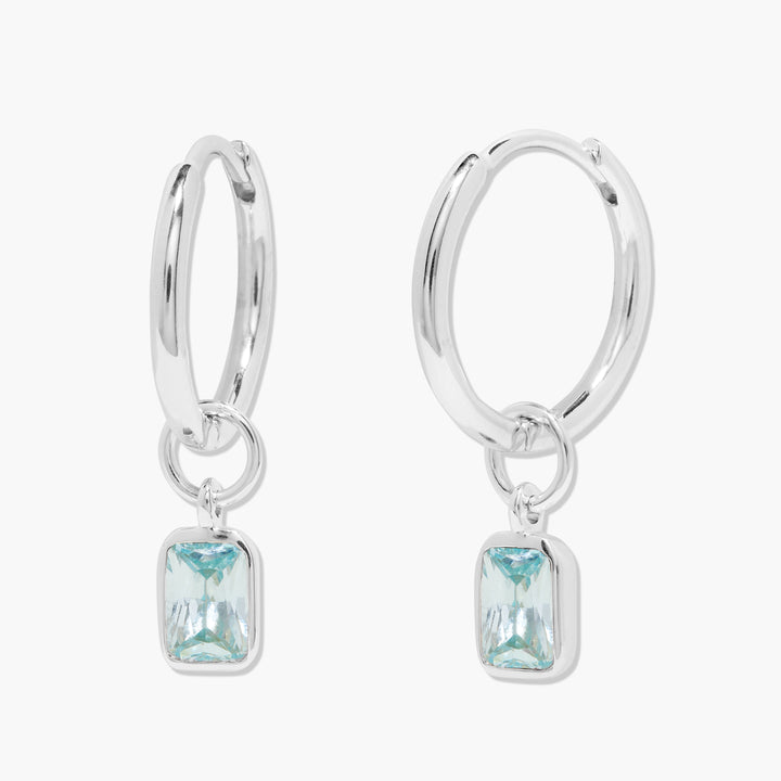Mackenzie Birthstone Hoops