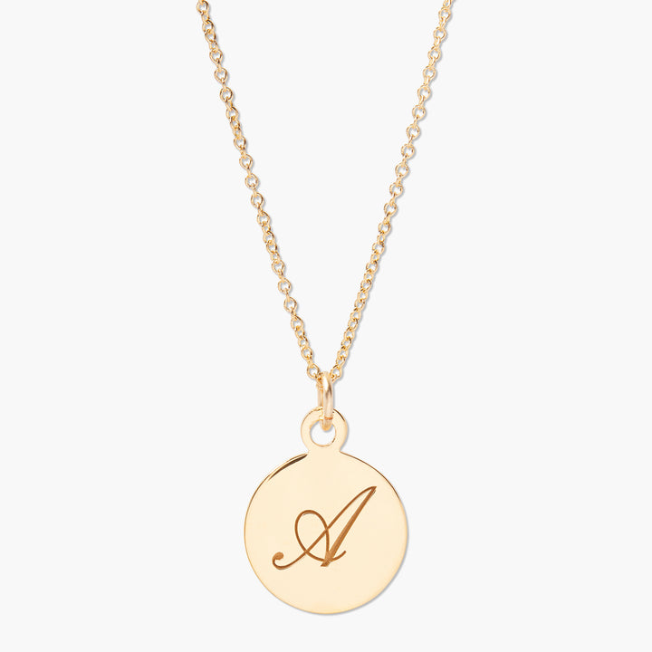 Luna Initial Pendant