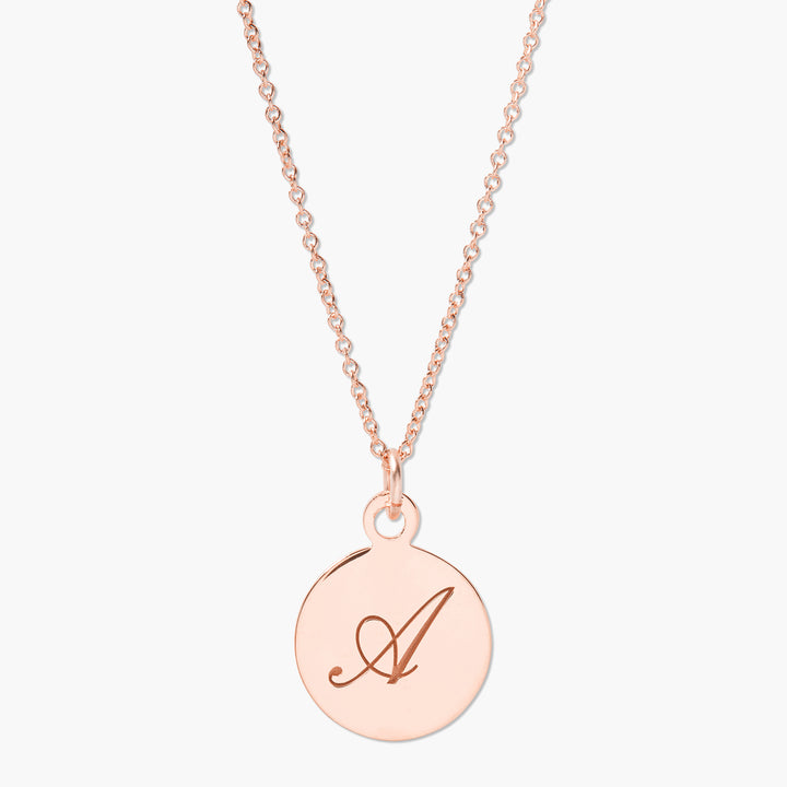 Luna Initial Pendant