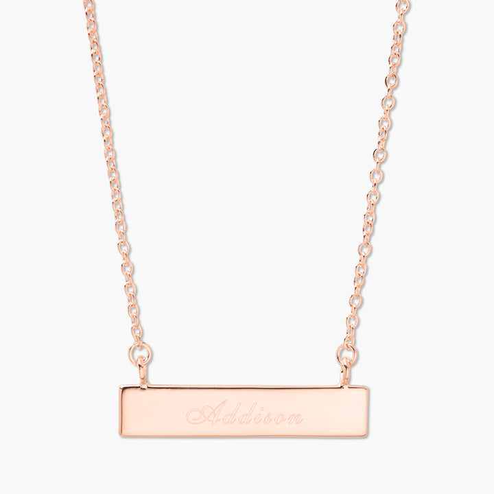 Name Bar Necklace