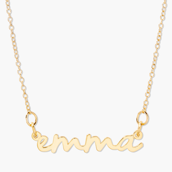 Nella Mini Nameplate Choker