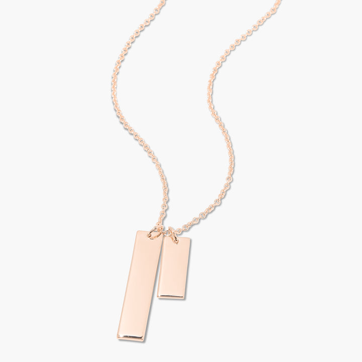 Coordinate Date Bar Necklace