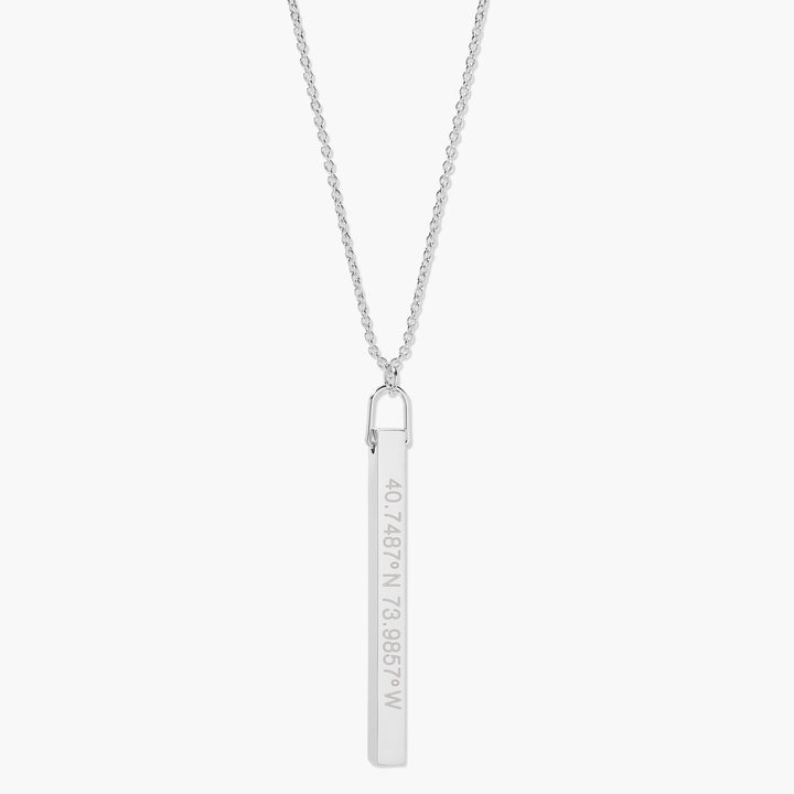 Coordinate Vertical Bar Necklace