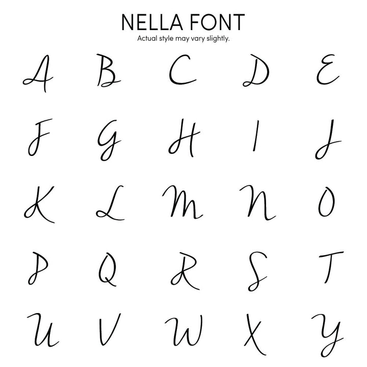 Nella Initial Pendant