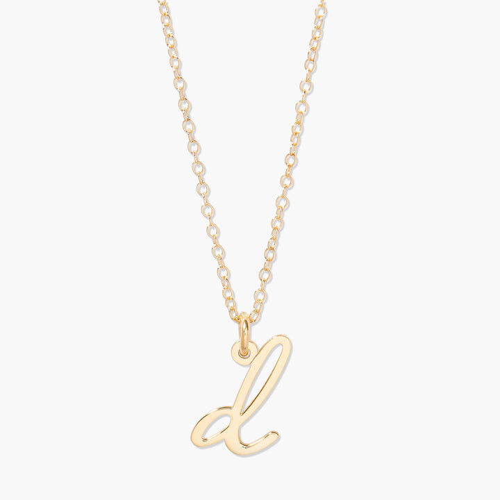 Nella Mini Initial Pendant