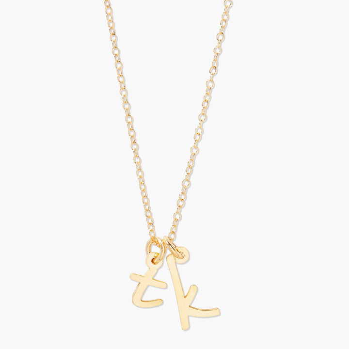 Nella Mini Two Initial Pendant