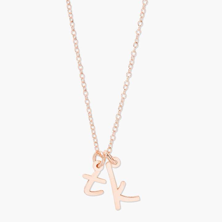 Nella Mini Two Initial Pendant