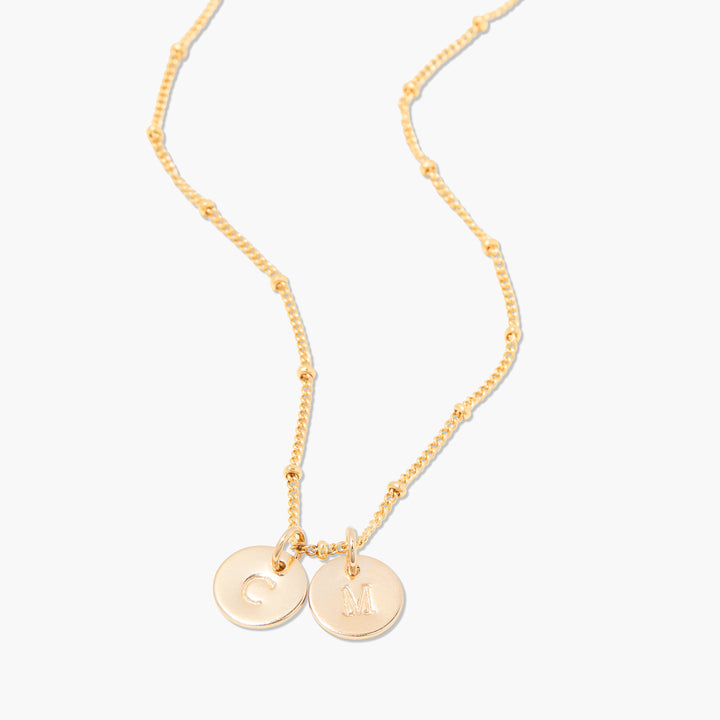 Madeline Two Initial Pendant