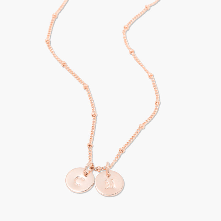 Madeline Two Initial Pendant