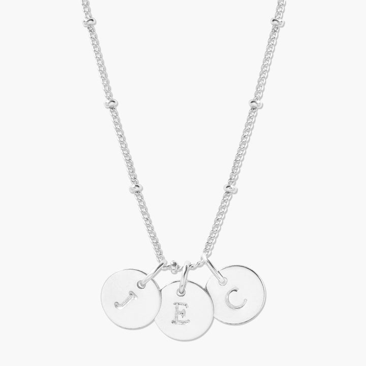 Madeline Three Initial Pendant
