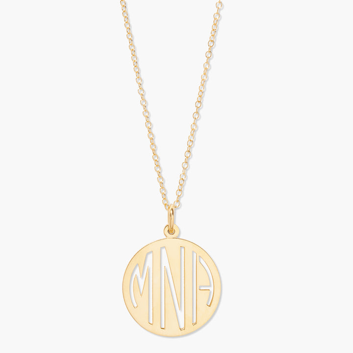 Faye Monogram Pendant