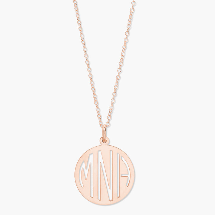 Faye Monogram Pendant