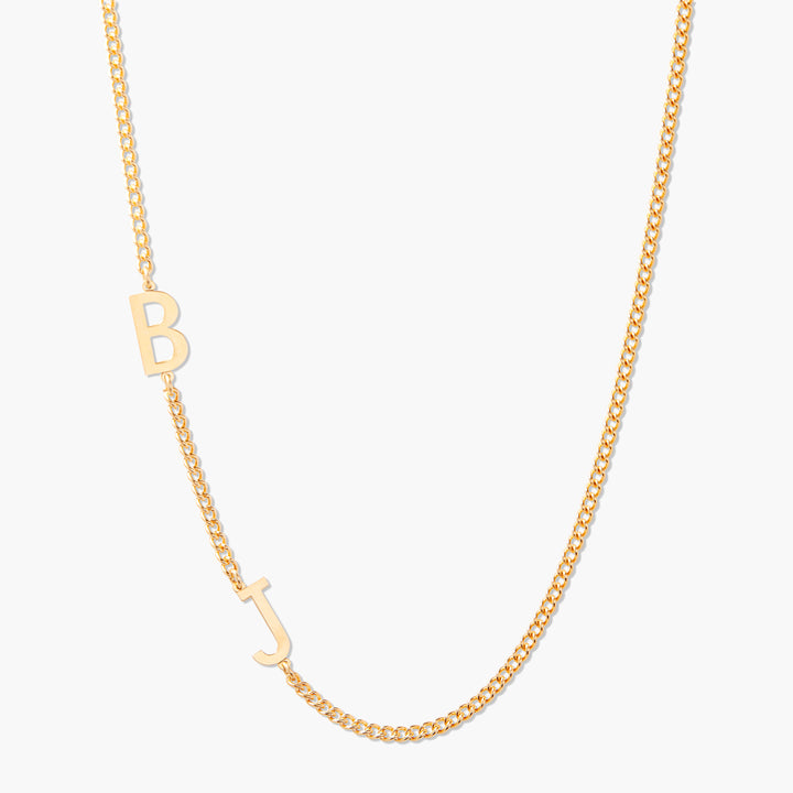 Zoey Two Initial Necklace