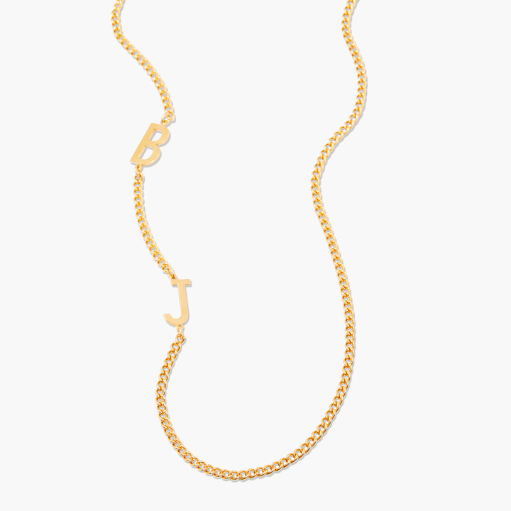 Zoey Two Initial Necklace