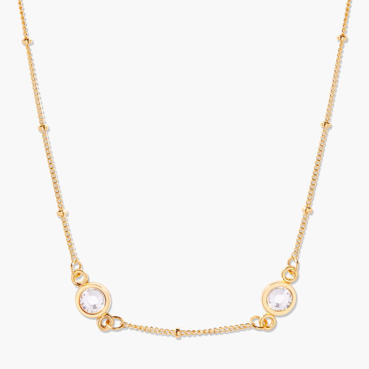 Jules Two Birthstone Necklace