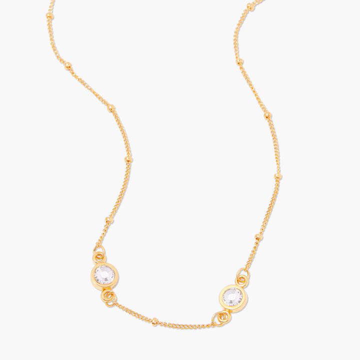 Jules Two Birthstone Necklace