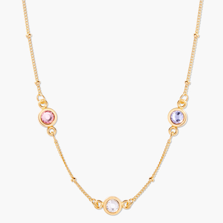 Jules Three Birthstone Necklace