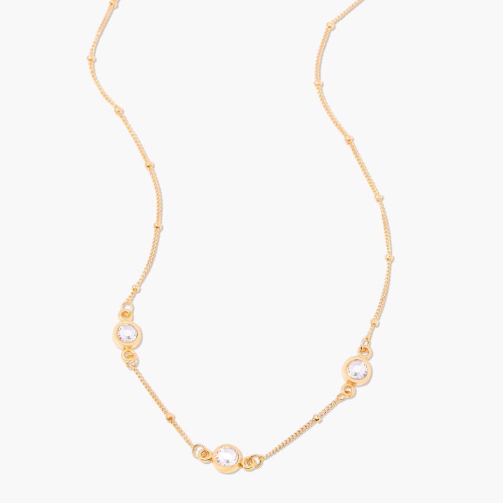 Jules Three Birthstone Necklace