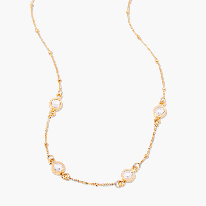 Jules Four Birthstone Necklace