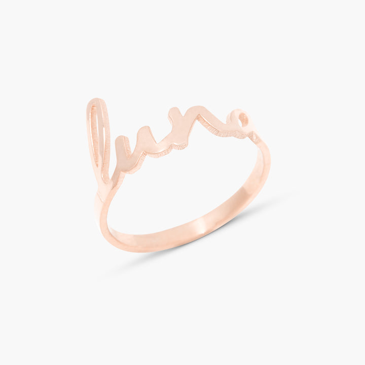 Nella Nameplate Ring