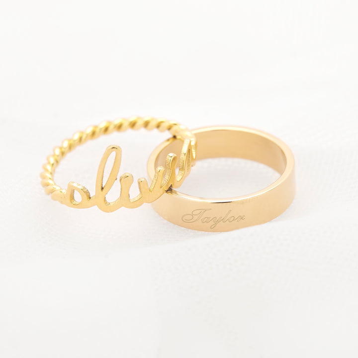 Aria Name Ring